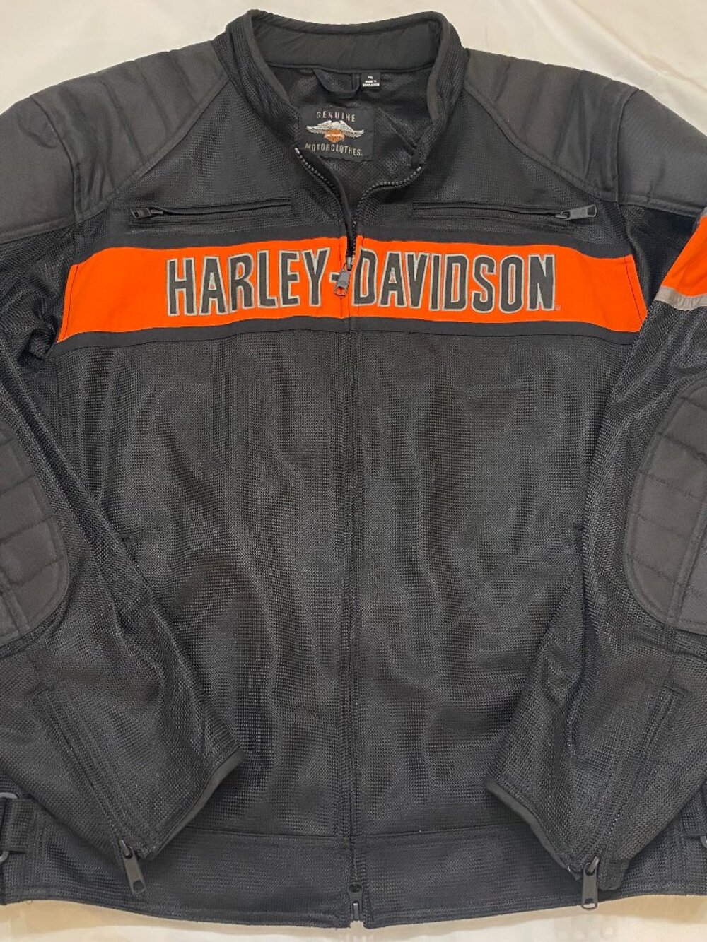 Harley Davidson Trenton Colorblock Mesh Riding Jacket 2XL NWOT Black 98111-16VM